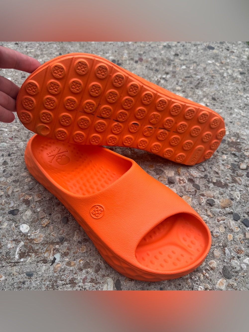 GFORE G/Slide Street Shoe in Exotic Orange Mens Size 9 - Picture 2 of 10